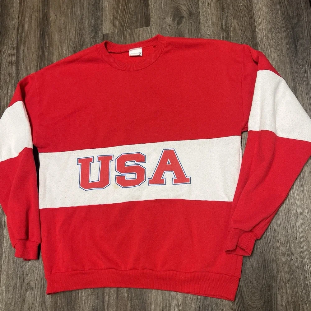 Vintage USA sweater Red Long Sleeve XL